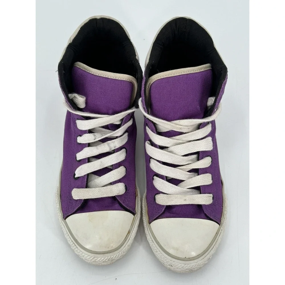 Chuck Taylor Converse All Star‎ Purple High Top Youth Size 3 (316136F)